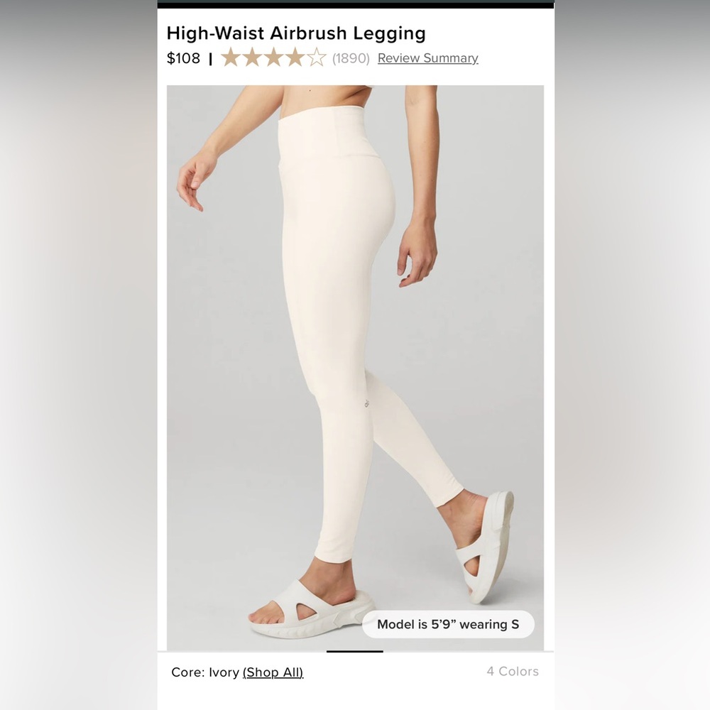 ALO Yoga High-Waist Airbrush Leggings